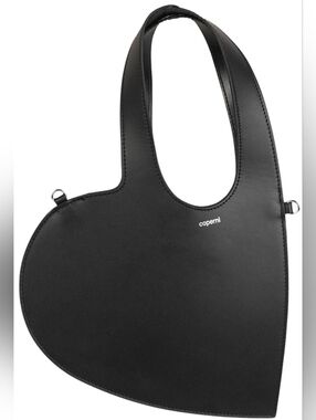 Coperni Mini Black Heart Shoulder Bag
